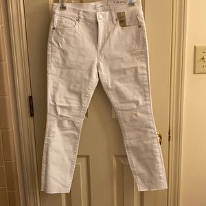 Size 2 petite loft modern skinny crop jeans